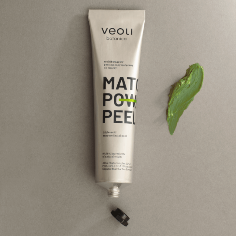 matcha-peeling-enzymatyczny-veoli-moya Τριπλό Οξύ Ενζυμικό peeling Προσώπου Matcha Power Peel Veoli Botanica