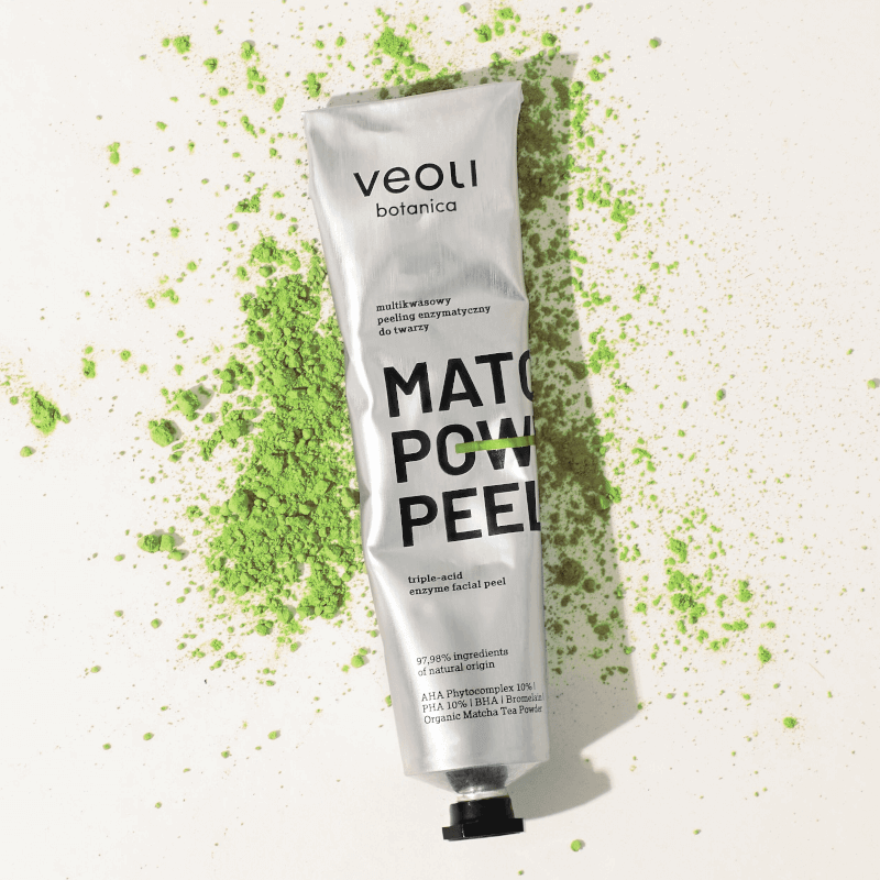 Τριπλό Οξύ Ενζυμικό peeling Προσώπου Matcha Power Peel Veoli Botanica